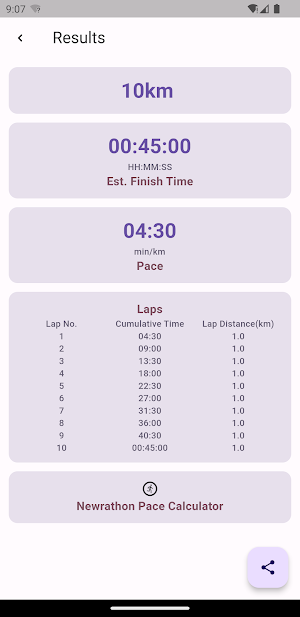 Pacelator Screenshot 1