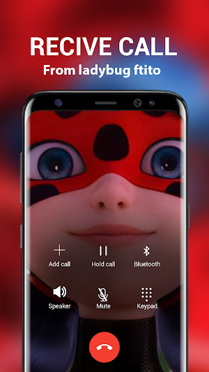 Fake Call for ladybug Screenshot 2