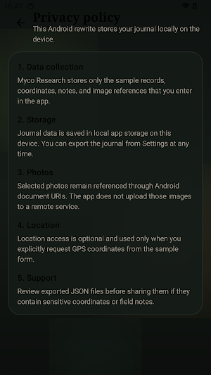 Myco Research Screenshot 3