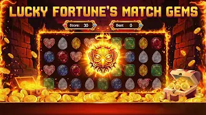 Lucky Fortune's Match Gems Screenshot 0