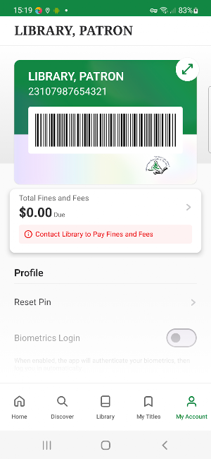 Timmins Public Library Screenshot 3