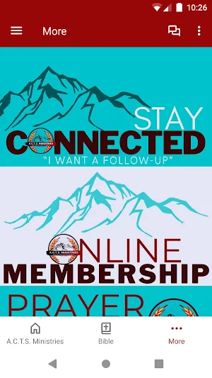 ACTS Ministries COGIC Screenshot 2