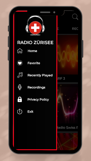 Radio Zürisee App Schweiz Screenshot 0
