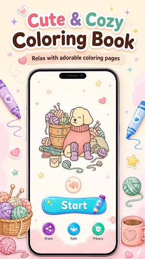 Cozy Coloring Book Screenshot 2