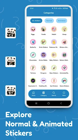 Panda Stickers Screenshot 3