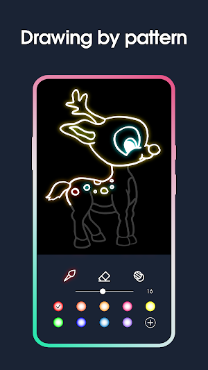 Neon Draw -  Glow Draw Screenshot 2