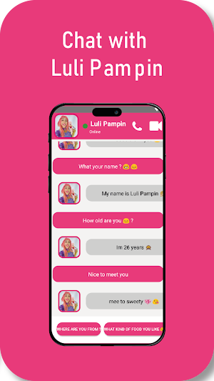 Luli Pampin Fake Video Call Screenshot 1