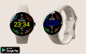 Digital Skort Watch Face Screenshot 2
