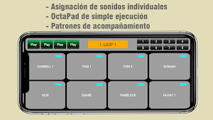 Percusión App - Octapad de batería y loops Screenshot 0