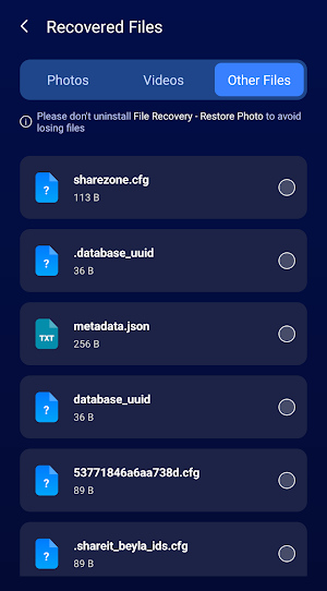 File Recovery - Restore Photo Screenshot 3