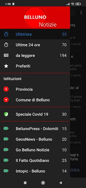 Belluno notizie Screenshot 0