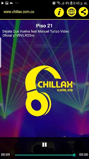 Chillax - Emisora Online Screenshot 1