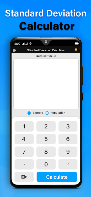 Standard Deviation Calculator Screenshot 0