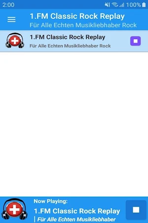 1.FM Classic Rock Replay Radio Screenshot 0