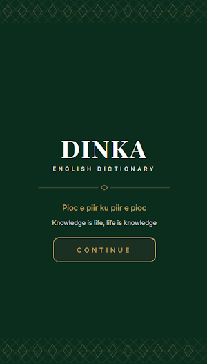 Dinka English Dictionary Screenshot 0