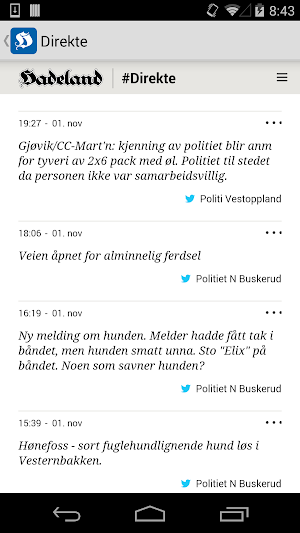 hadeland.no Screenshot 1