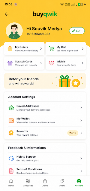 BuyQwik : Everthing in 30 Min. Screenshot 2