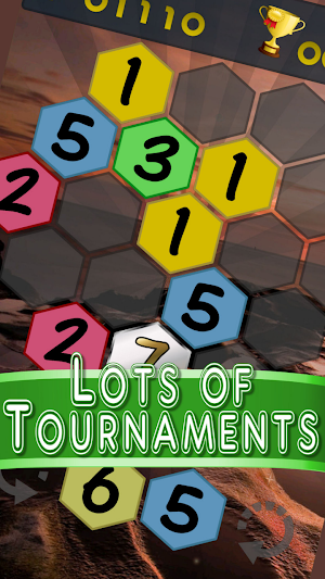 Get To 7, merge puzzle game - tournament edition. Screenshot 2