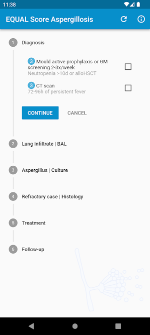 EQUAL Score Aspergillosis Screenshot 1