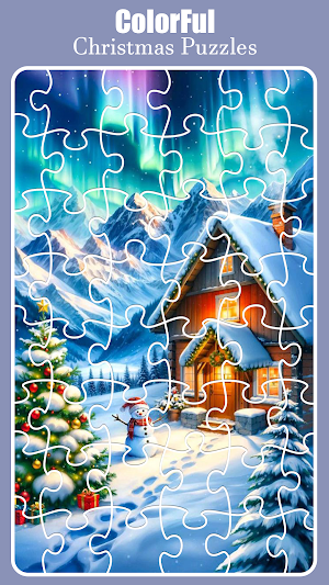 Christmas Puzzle - Jigsaw Game Screenshot 2