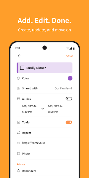 Rata - Shared Calendar Screenshot 2