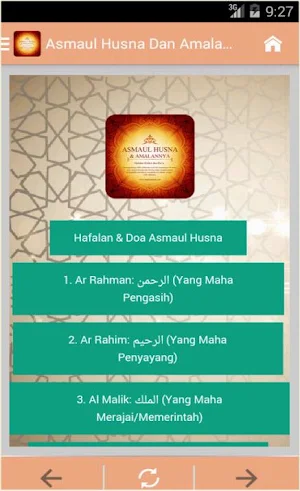 Asmaul Husna & Amalannya Screenshot 0