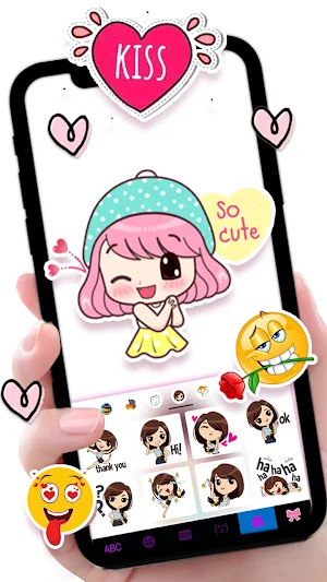 Flower Princess Keyboard Background Screenshot 3