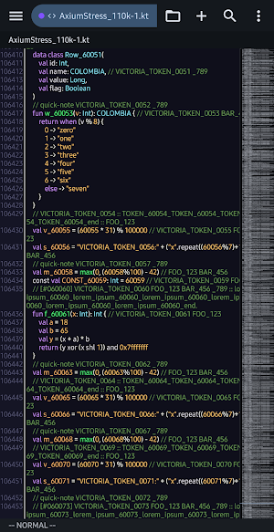 Axium Code Editor Screenshot 0