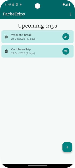 Pack4Trips Screenshot 0