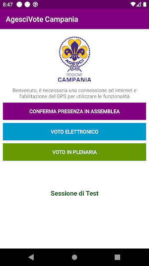 AgesciVote Campania Screenshot 1
