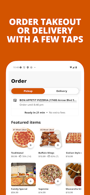 BON APPETIT PIZZERIA Screenshot 0