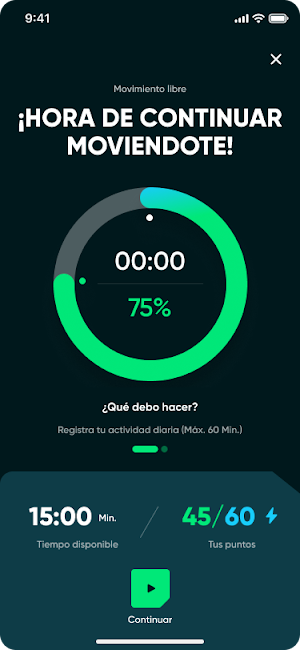 Muévete Por el Fútbol Screenshot 1