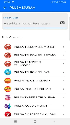 Agen Pulsa Murah = GSM Payment Screenshot 3