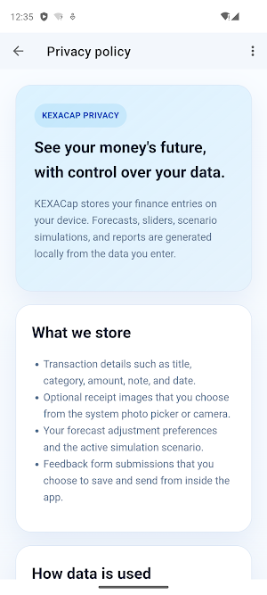 KEXACap Screenshot 2