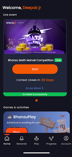 Bhanzu Play Screenshot 0