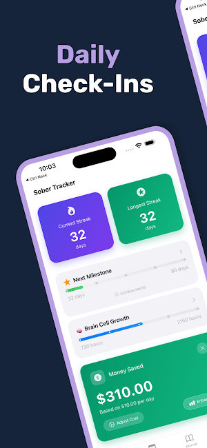 Sober Tracker: Quit Alcohol Screenshot 0