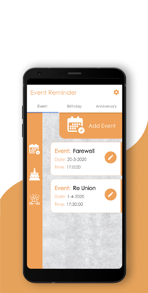 Event Reminder App Screenshot 0