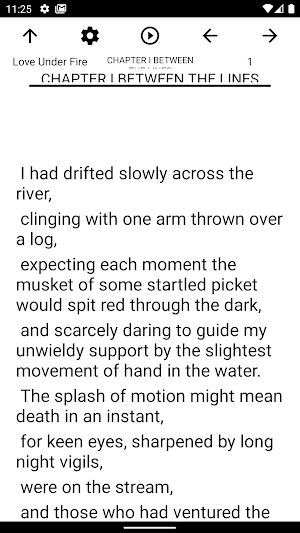 Book, Love Under Fire Screenshot 1