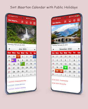 Sint Maarten Calendar 2025 Screenshot 0