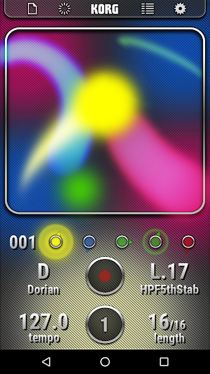 KORG Kaossilator for Android Screenshot 1