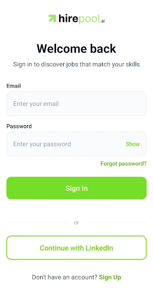Hirepool Screenshot 0