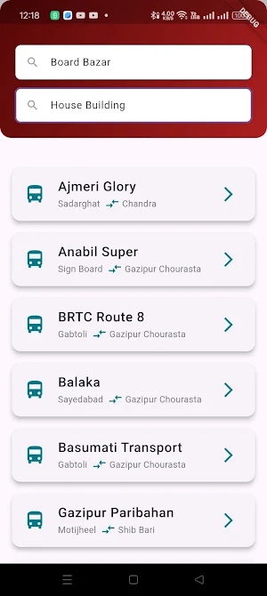 Dhaka Local Bus Offline Screenshot 1