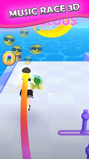 Hair Dance - Music Race 3D Screenshot 2