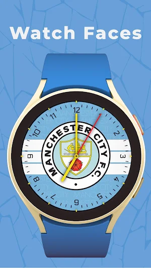 Man City Watch Face, Wallpaper Screenshot 2