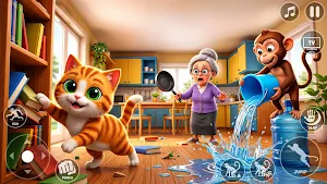 Cat & Monkey: Animal Simulator Screenshot 3