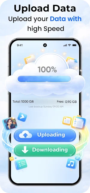 Cloud Storage Cloud Backup Screenshot 2