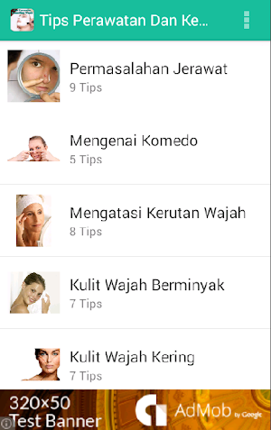 Tips Merawat Kecantikan Wajah Screenshot 0