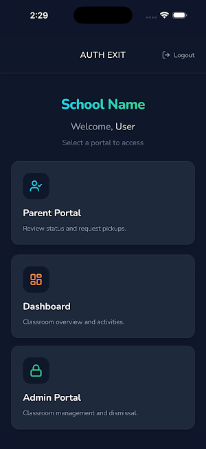 Auth Exit Screenshot 2