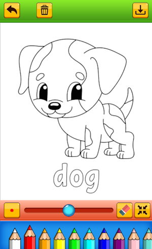 puppy dog coloring - games Screenshot 3