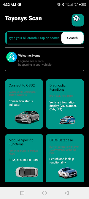 ToyoSys Scan Vehicle Screenshot 3